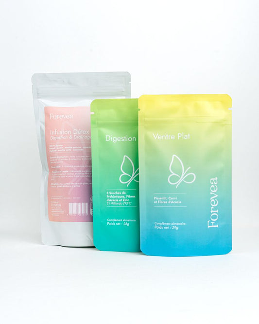 Pack trio : Digestion + ventre plat + infusion détox